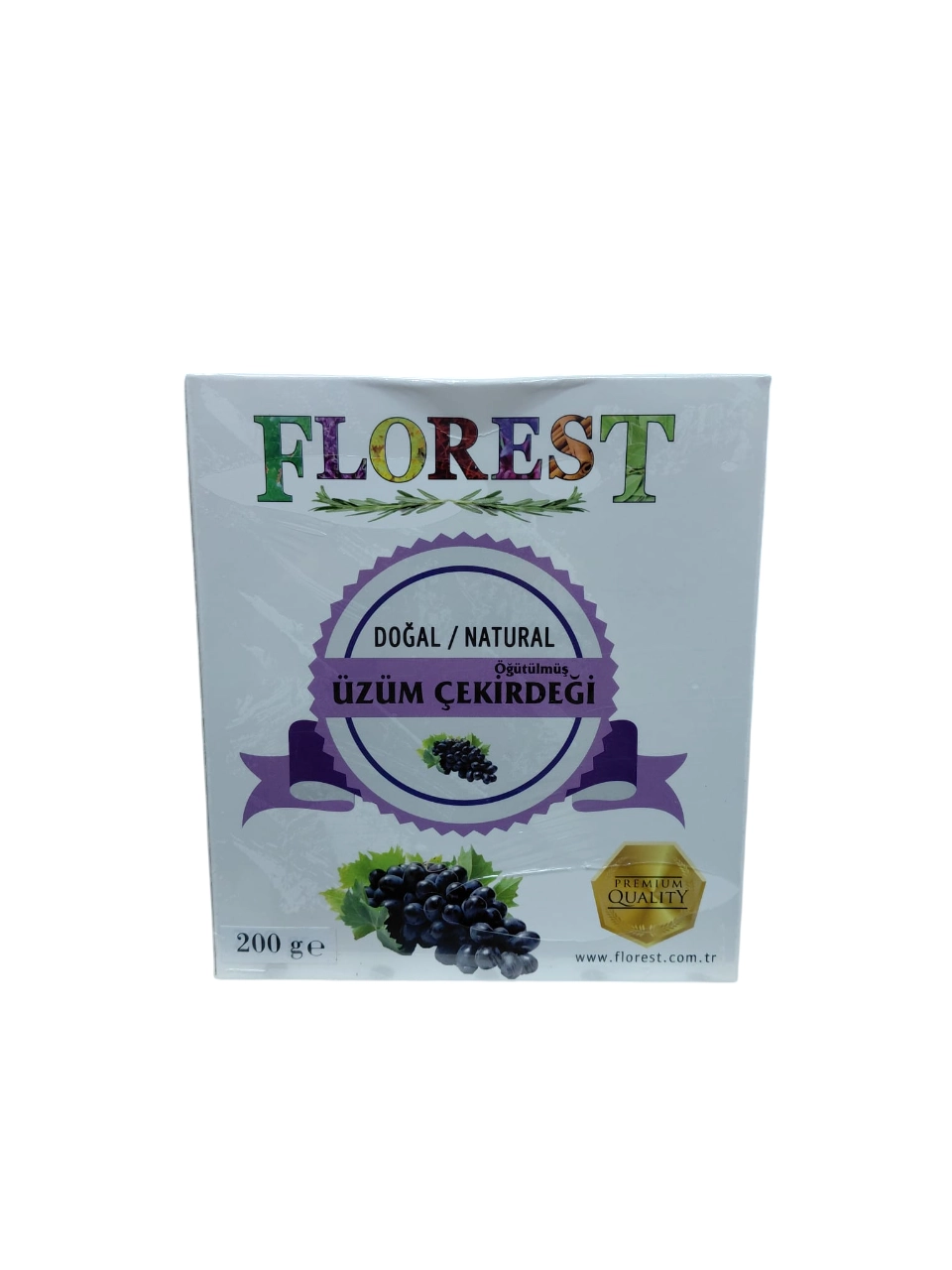 FLOREST ÖĞÜTÜLMÜŞ ÜZÜM ÇEKİRDEĞİ 200 GR
