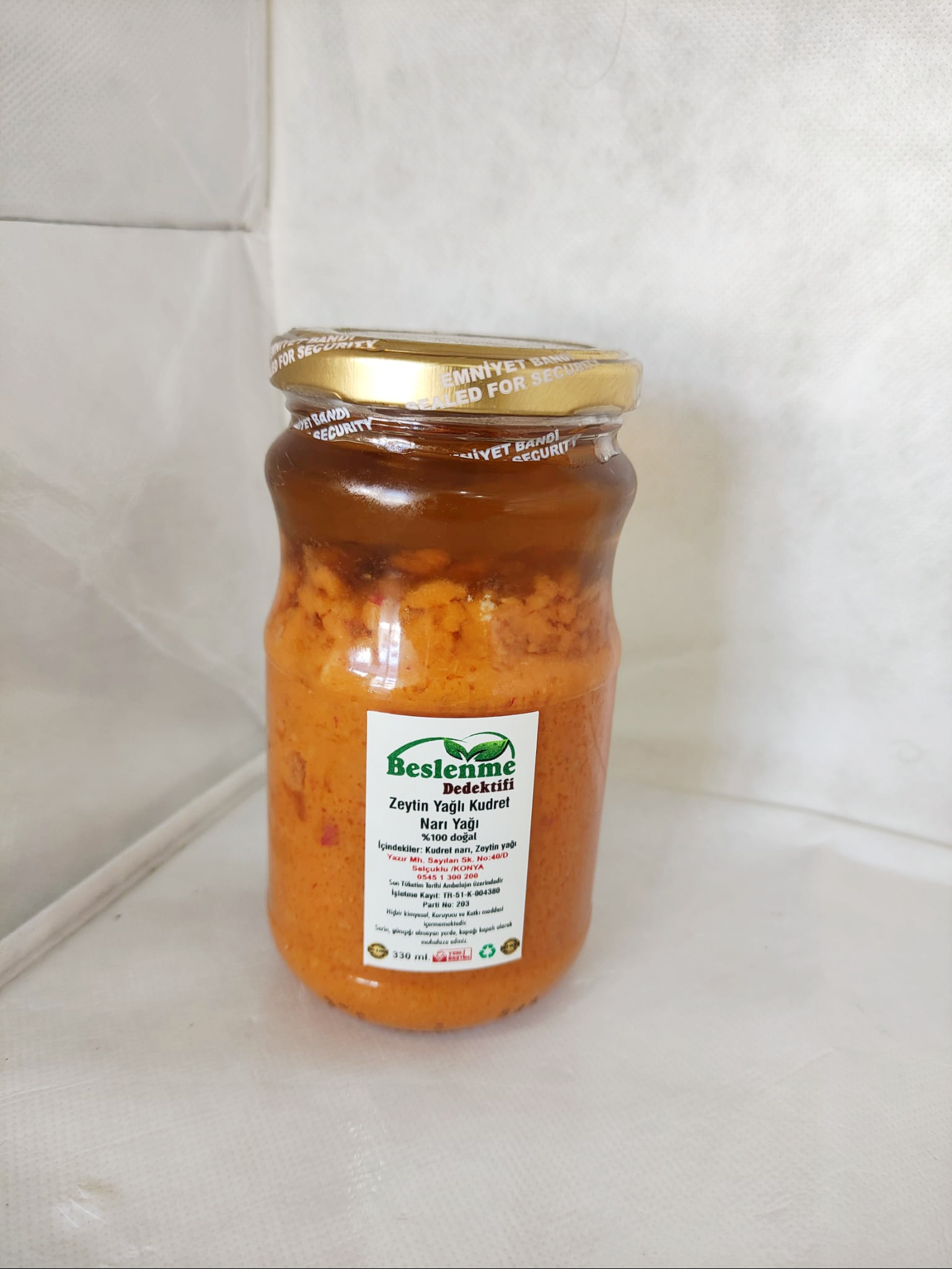Zeytinyağlı Kudret Narı Yağı 300 Ml