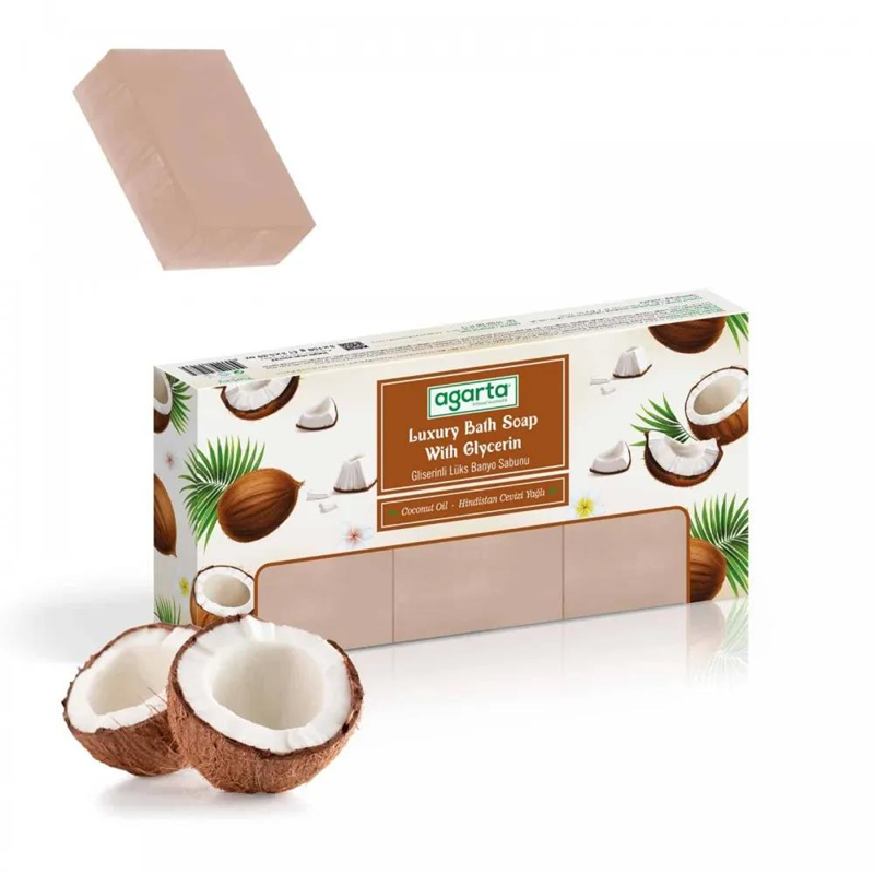 AGARTA DOĞAL BANYO SABUNU HİNDİSTAN CEVİZİ 3X150 GR