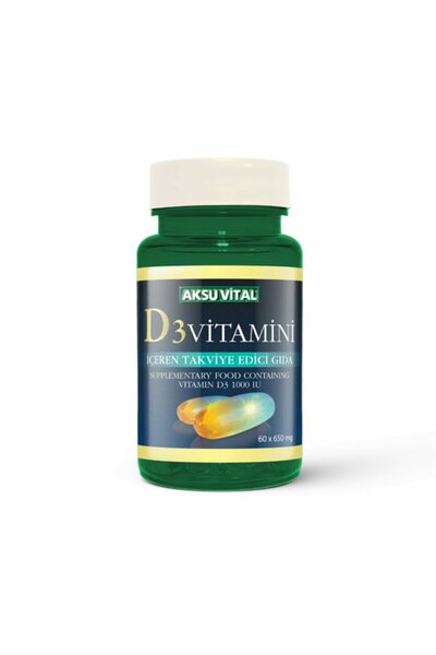 AKS ViTAMİN D3 60 SOFTGEL