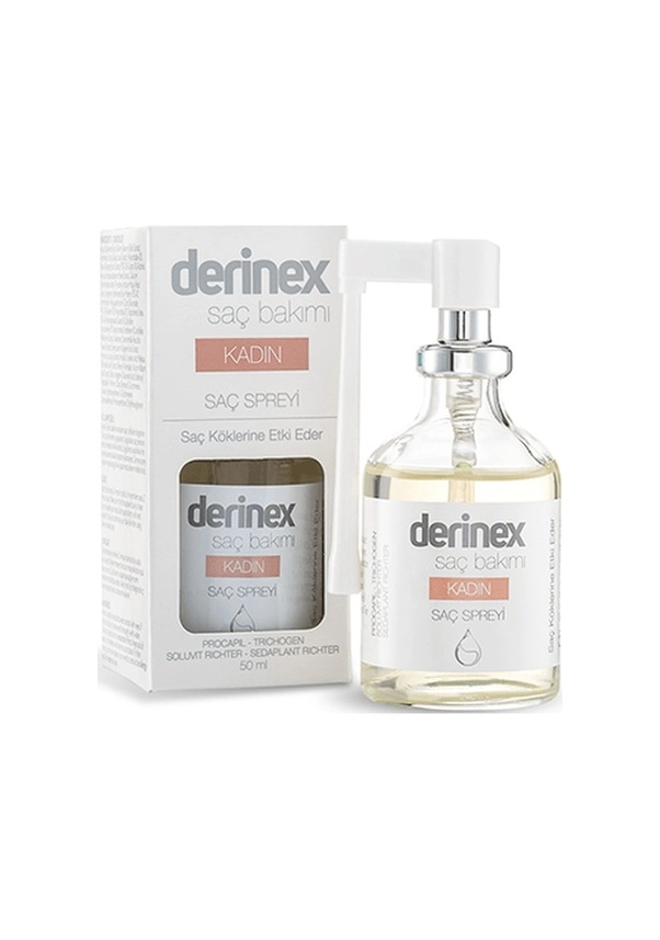 DERİNEX SAÇ DÖKÜLMESİNE KARŞI ETKİLİ SAÇ SPREYİ - KADIN 50 ML