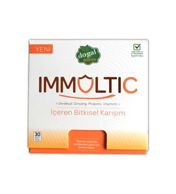 DOĞAL ADRES IMMULTIC (30 ADET ŞASE) 60 GR