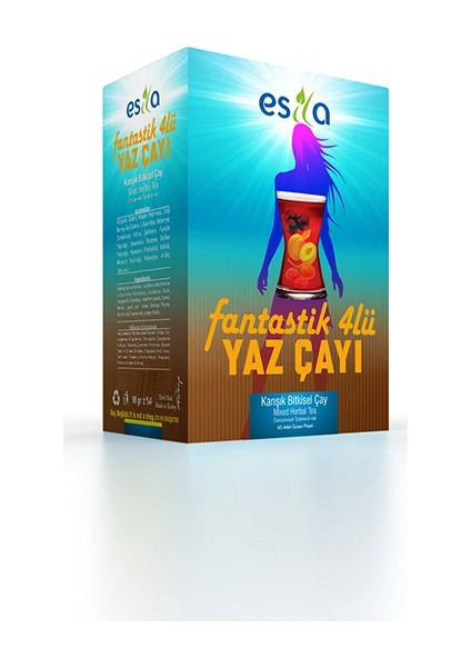ESİLA FANTASTİK 4’LÜ YAZ ÇAYI 45’Lİ