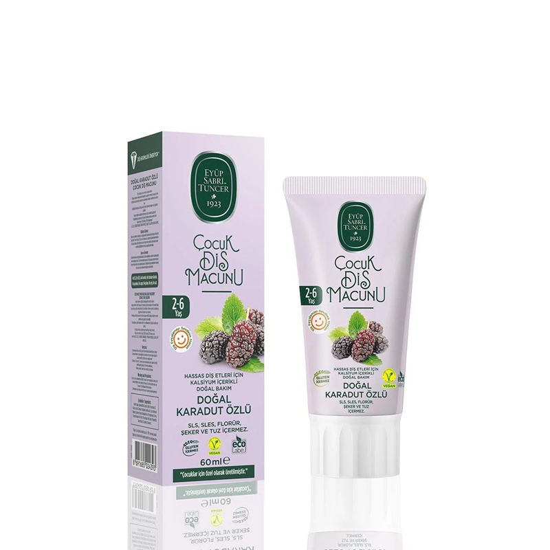 EST DOĞAL KARADUT ÖZLÜ ÇOCUK DİŞ MACUNU 60 ML