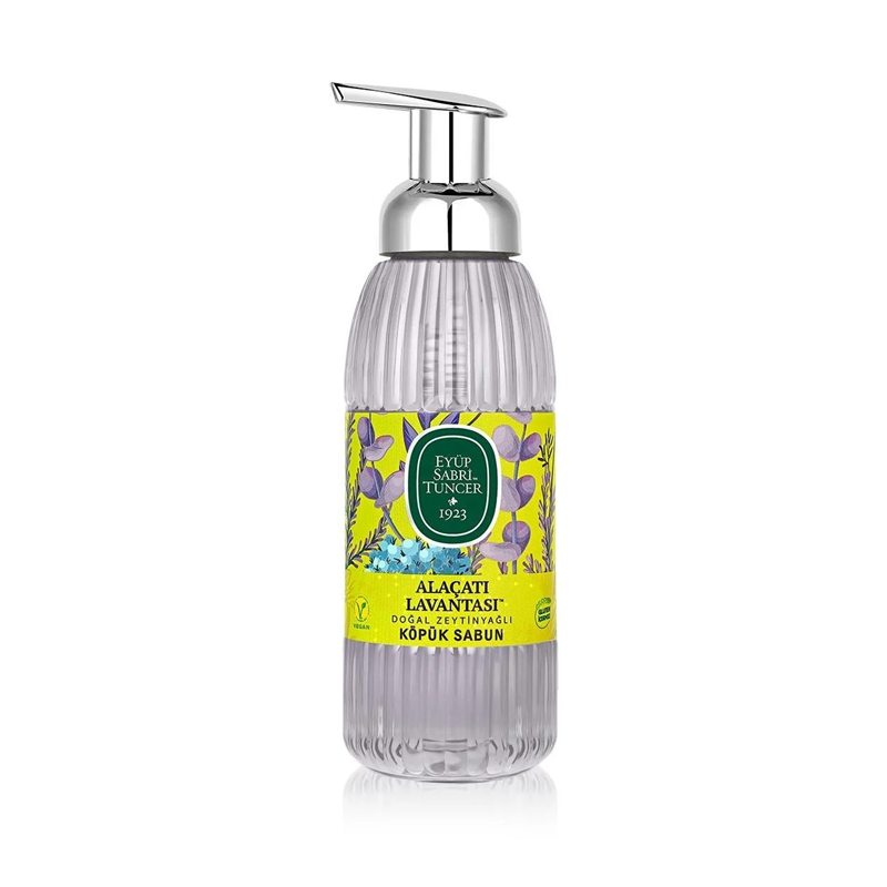 EST DOĞAL ZEYTİNYAĞLI KÖPÜK SABUNU ALAÇATI LAVANTASI  500 ML