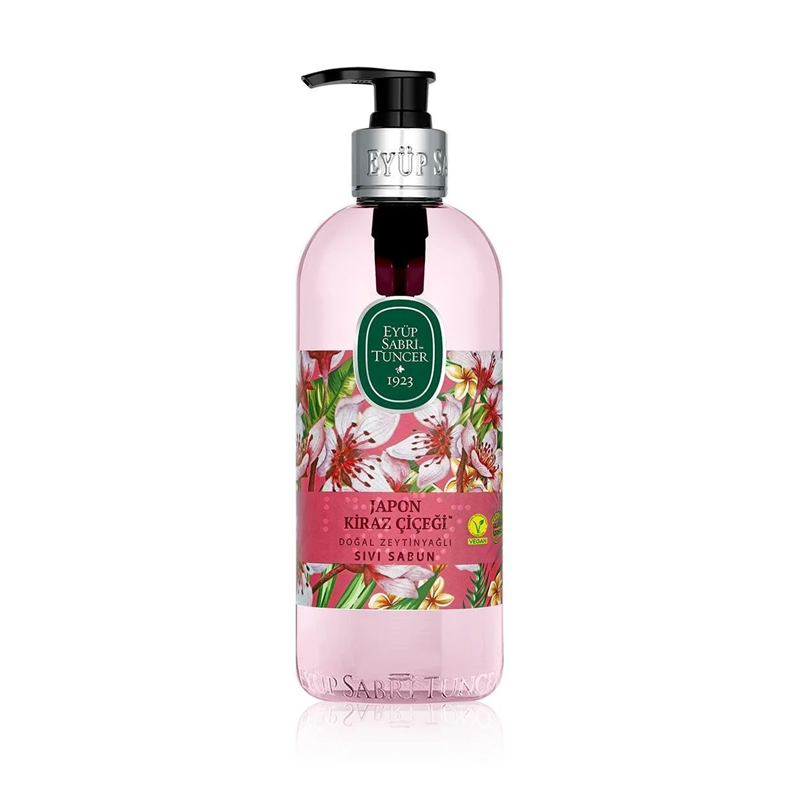 EST DOĞAL ZEYTİNYAĞLI SIVI SABUN JAPON KİRAZ ÇİÇEĞİ 500 ML PET ŞİŞE