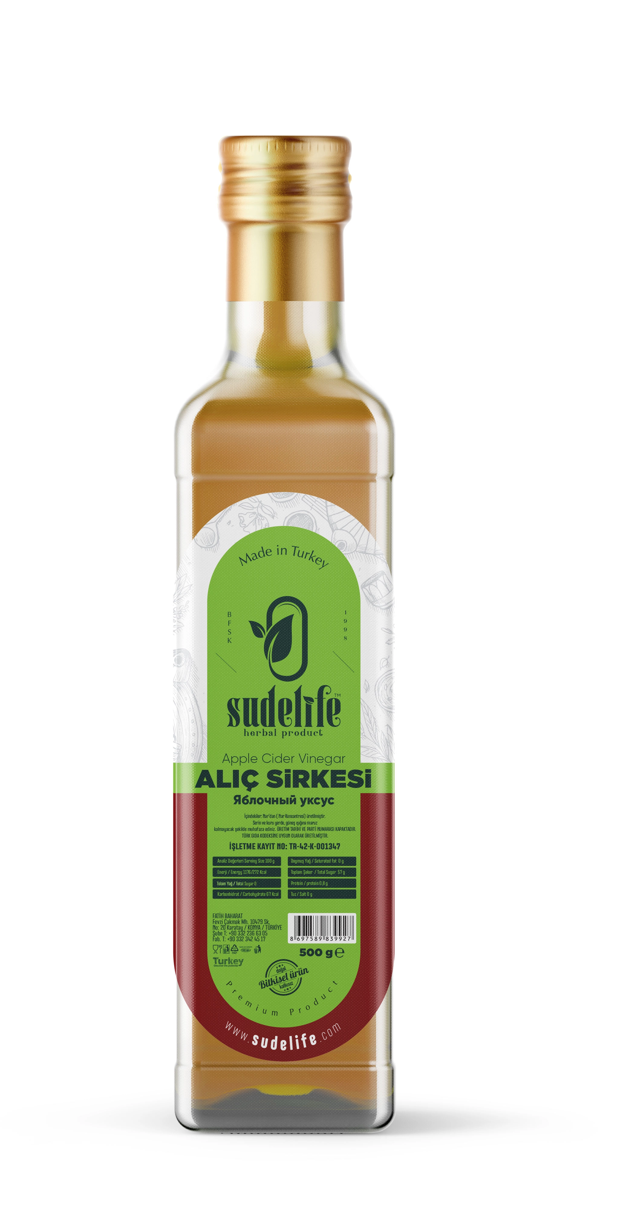 FATİH SUDE ALIÇ SİRKESİ 500 ML