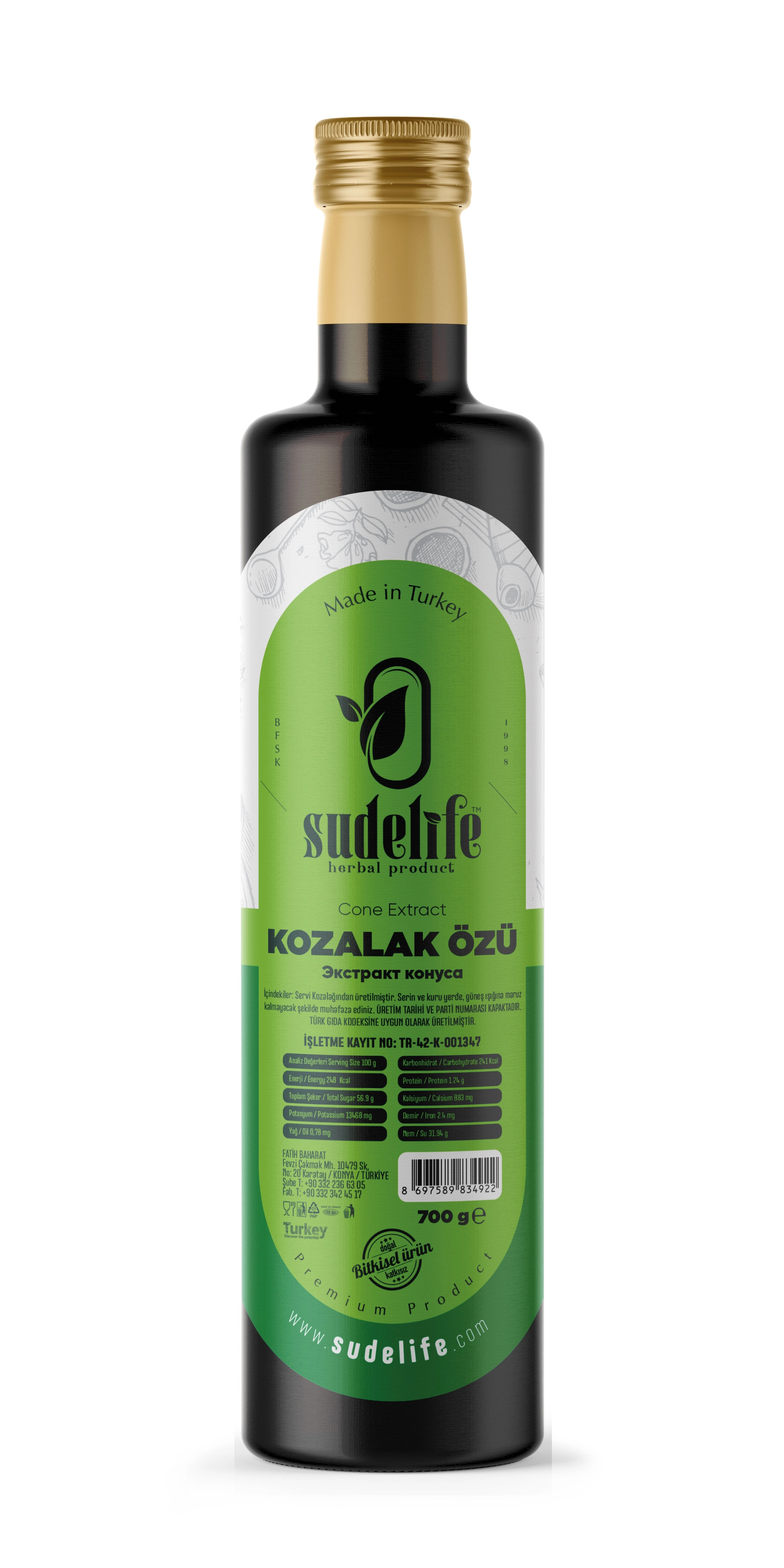 FATİH SUDE KOZALAK ÖZÜ ŞİŞE 700 g