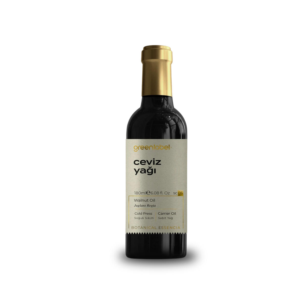 GREENLABEL CEVİZ YAĞI 180 ML. (SOĞUK SIKIM)
