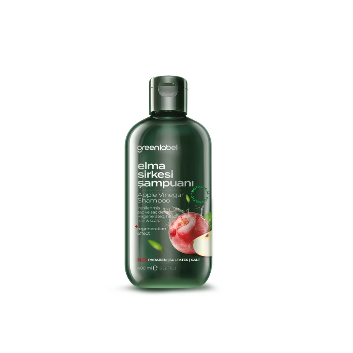 GREENLABEL ELMA SİRKESİ ŞAMPUANI 400 ML.
