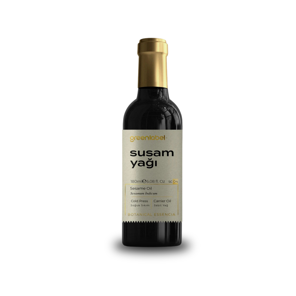 GREENLABEL SUSAM YAĞI 180 ML. (SOĞUK SIKIM)