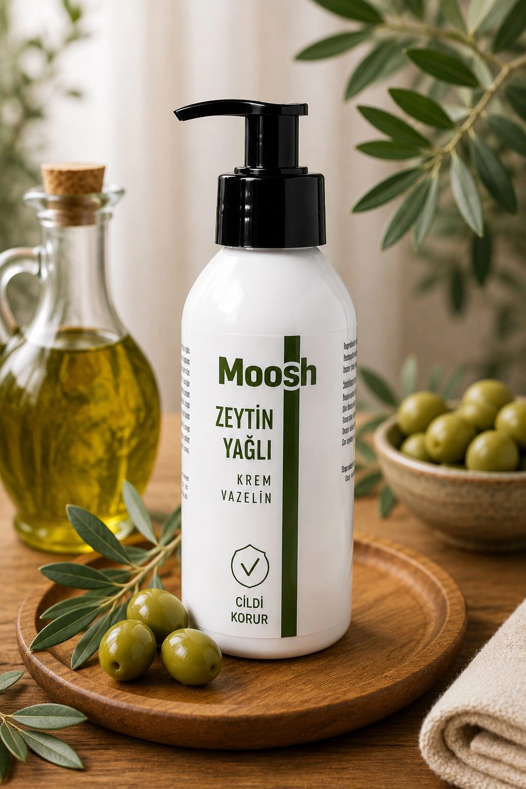 MOOSH KREM VAZELİN ZEYTİN YAĞLI 100 G.