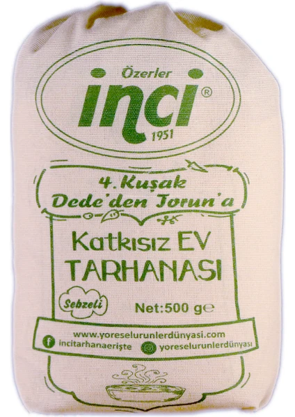 İNCİ TARHANA TOZ 500 GR (SEBZELİ)