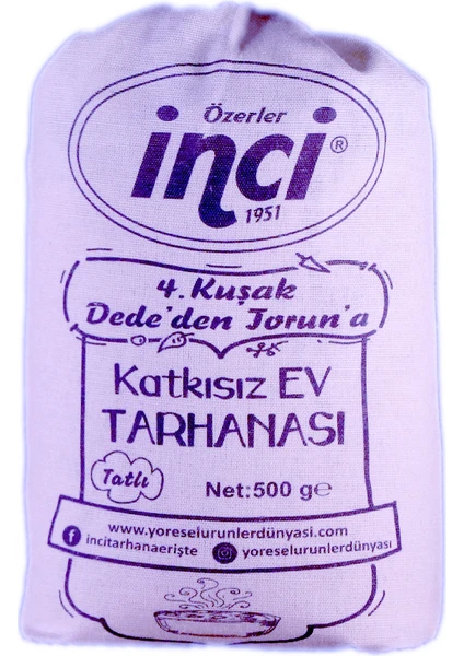 İNCİ TARHANA TOZ 500 GR (TATLI)