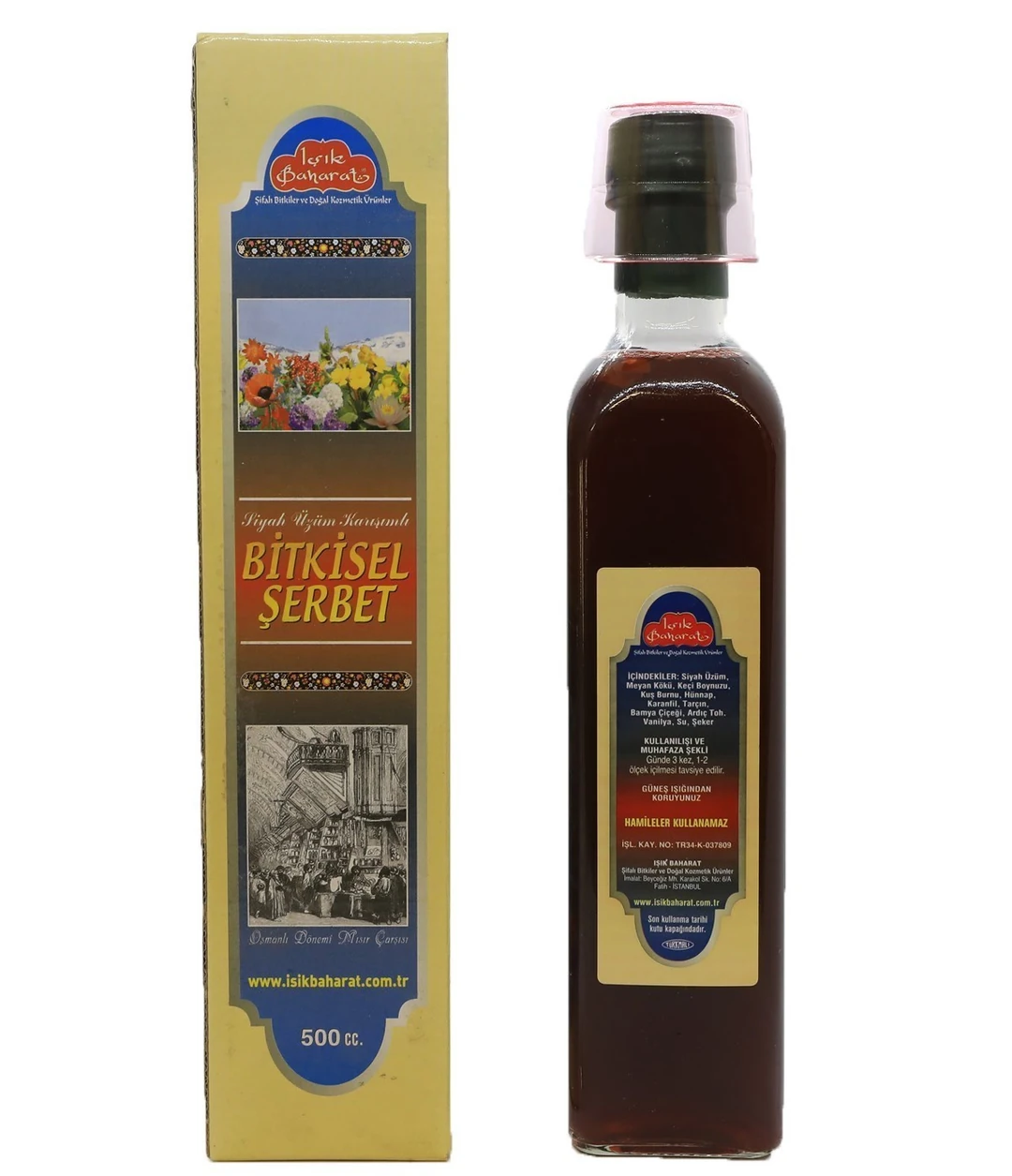 IŞIK BAHARAT KAN ŞURUBU 500 ML