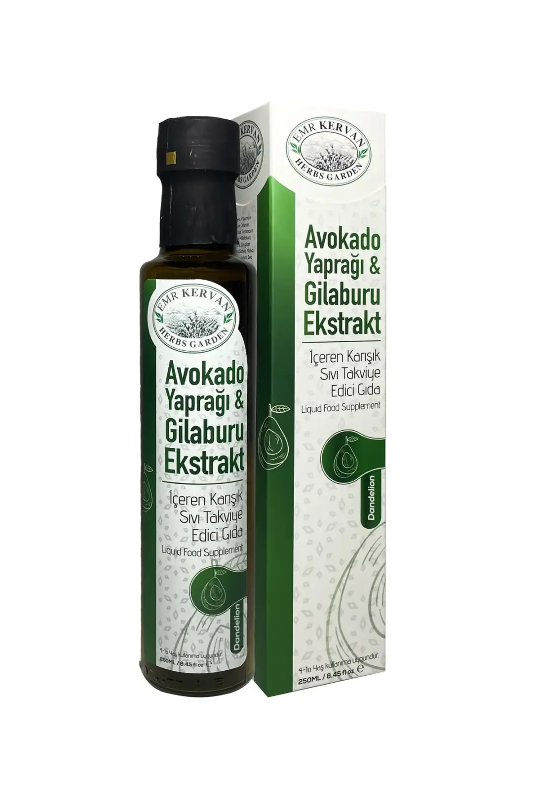 KERVAN AVOKADO GİLABURU ARM.BIT SUYU 250 ML.