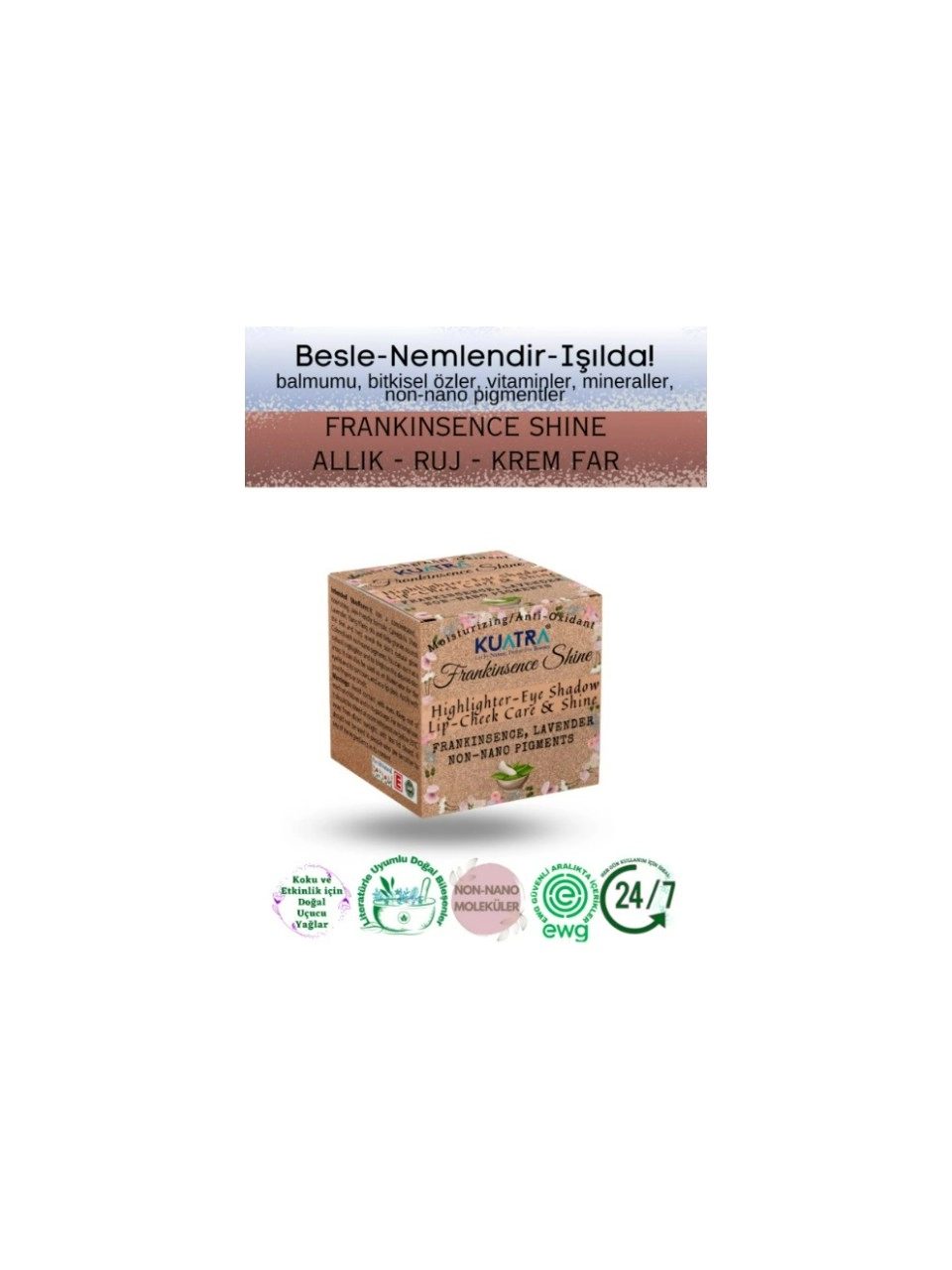 KUATRA FRANKİNSENCE SHİNE 7 ML.