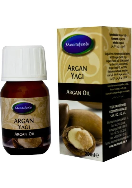 MECİTEFENDİ ARGAN YAĞI 20ML