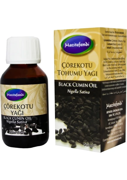 MECİTEFENDİ ÇÖREKOTU YAĞI 50ML