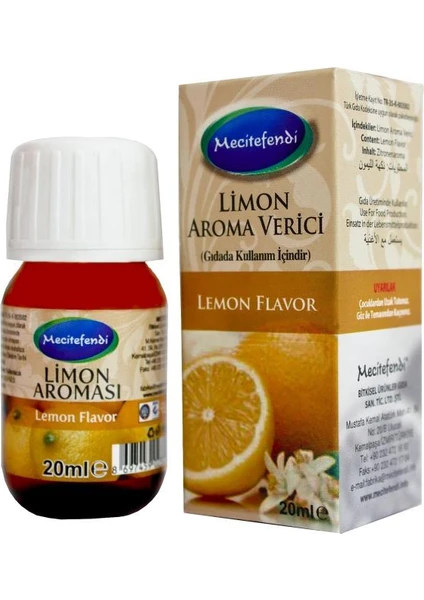 MECİTEFENDİ LİMON AROMASI 20ML