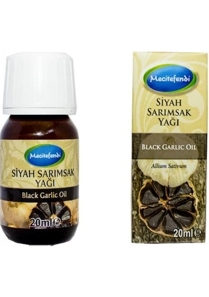 MECİTEFENDİ SİYAH SARIMSAK YAĞI 20ML