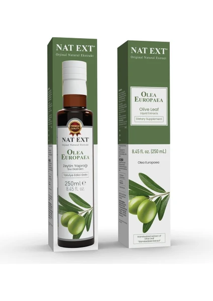 NAT-EXT OLEA EUROPAEA (ZEYTİN YAPRAĞI) SIVI EKSTRAKTI 250 ML