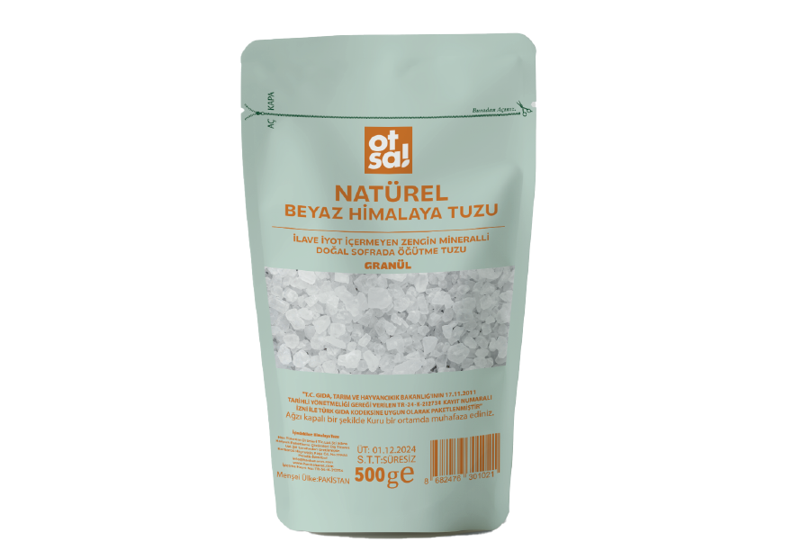 OTSA HİMALAYA TUZU BEYAZ İRİ 500G