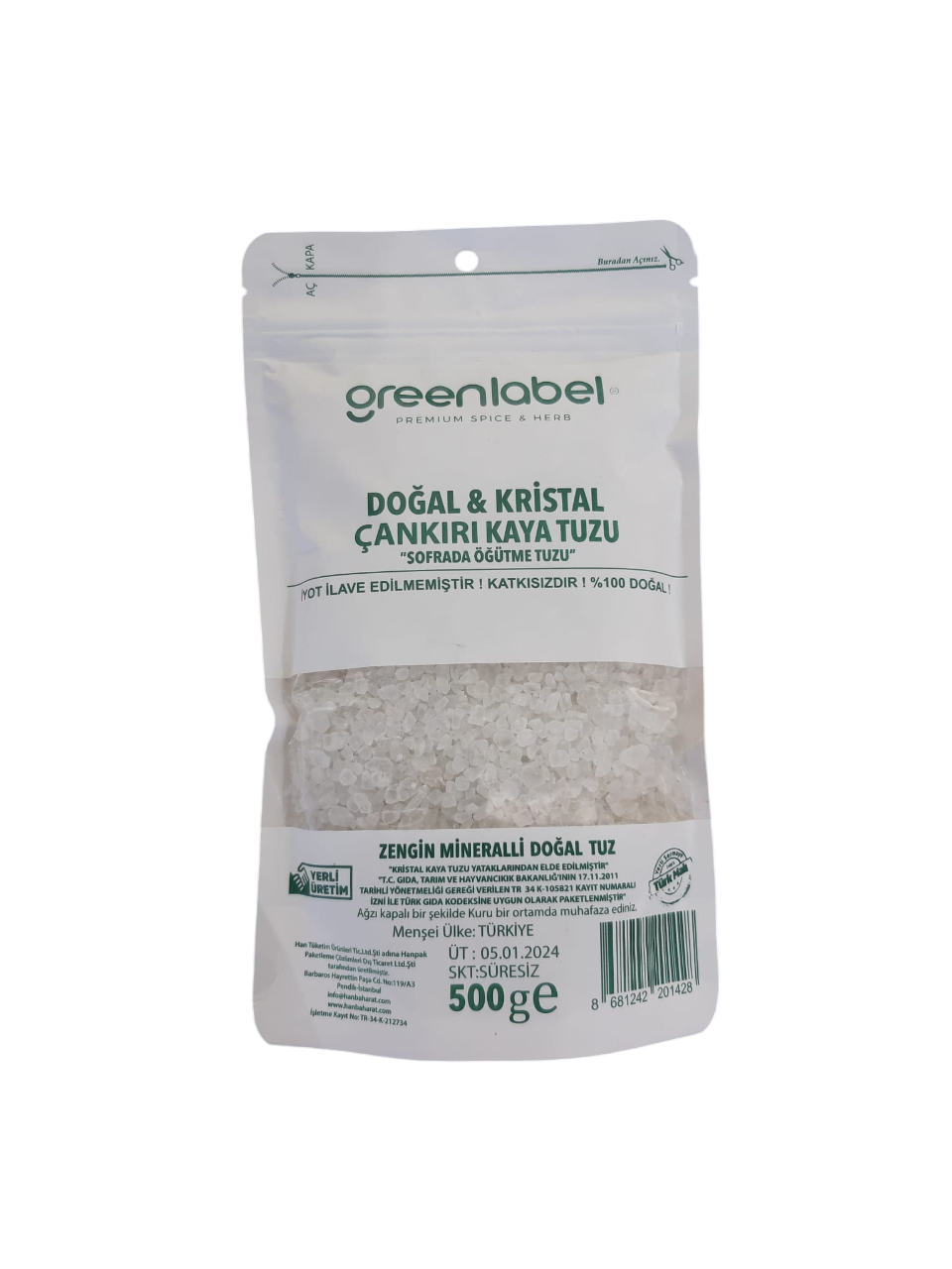 OTSA KAYA TUZU İRİ 500G