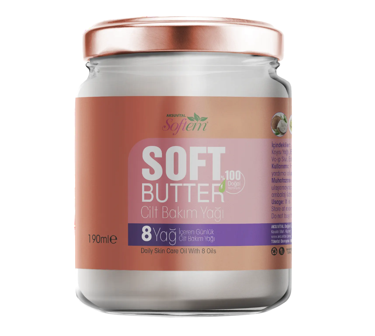 SFT SOFTBUTTER CILT BAKIM YAGI 190ML
