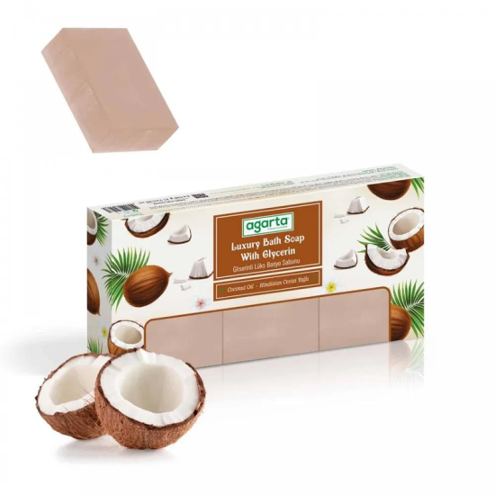 AGARTA DOĞAL BANYO SABUNU HİNDİSTAN CEVİZİ 3X150 GR