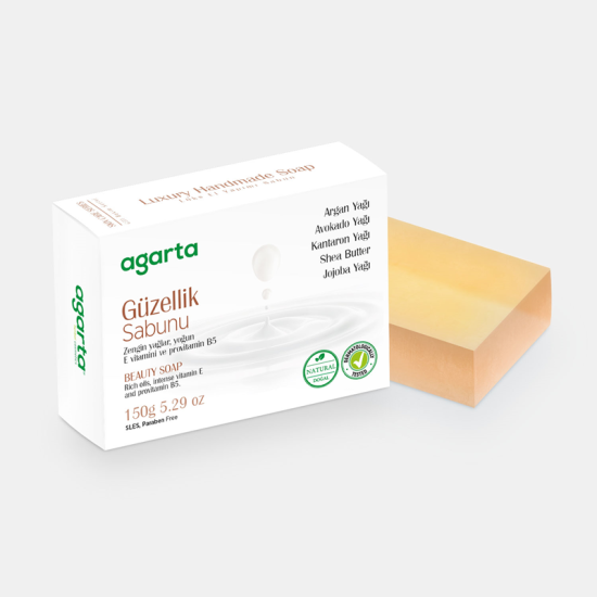 AGARTA DOĞAL CİLT BAKIM GÜZELLİK SABUNU 150 GR.