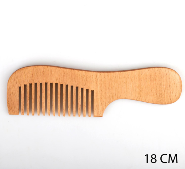 AHŞAP TARAK SAPLI 18 CM  TRK18