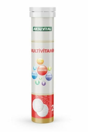AKS MULTİVİTAMİN EFERVESAN 20 TB