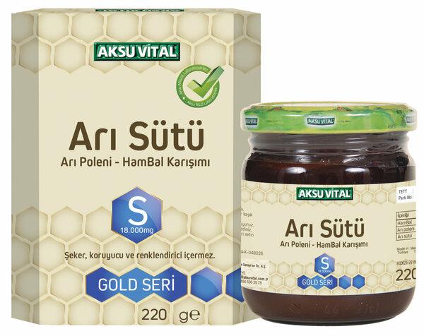 AKS VİTAL SÜPER ARI SÜTÜ S(180MG) 220 GR