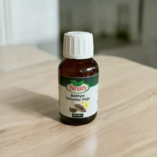 BİNATLI BAMYA TOHUMU YAĞI 50 ML