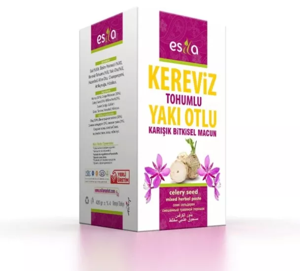 ESİLA KEREVİZ TOHUMLU YAKI OTLU KARIŞIK BİTKİSEL MACUN 420 GR.