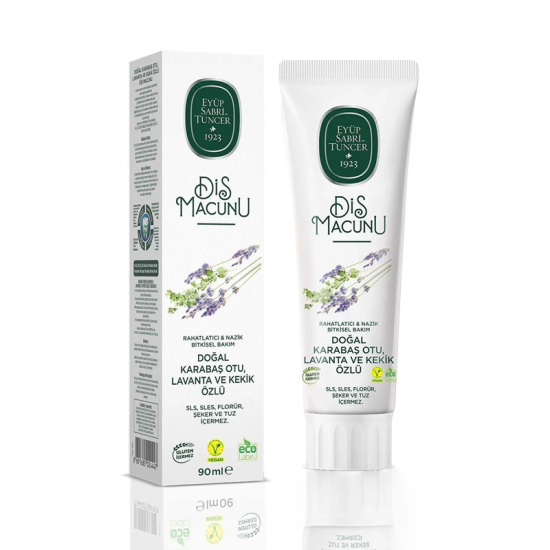 EST DOĞAL KARABAŞ OTU, LAVANTA VE KEKİK ÖZLÜ DİŞ MACUNU 90 ML