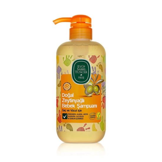 EST DOĞAL ZEYTİNYAĞLI BEBEK ŞAMPUAN 600 ML PET ŞİŞE