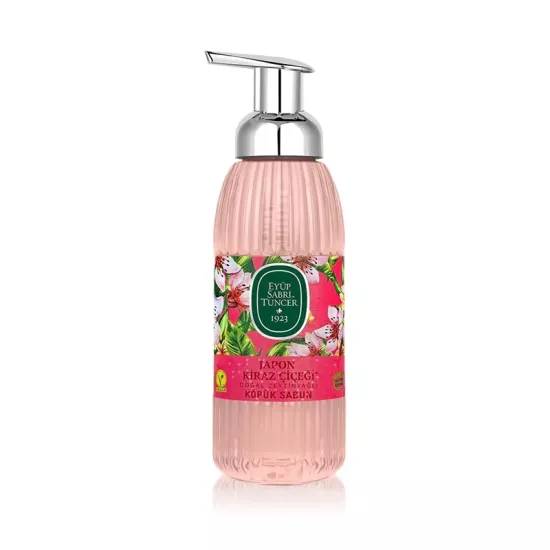 EST DOĞAL ZEYTİNYAĞLI KÖPÜK SABUNU JAPON KİRAZ ÇİÇEĞİ 500 ML