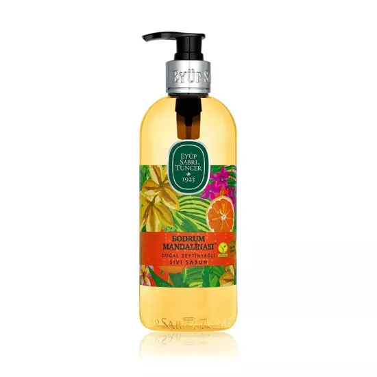 EST DOĞAL ZEYTİNYAĞLI SIVI SABUN BODRUM MANDALİNASI 500 ML PET ŞİŞE