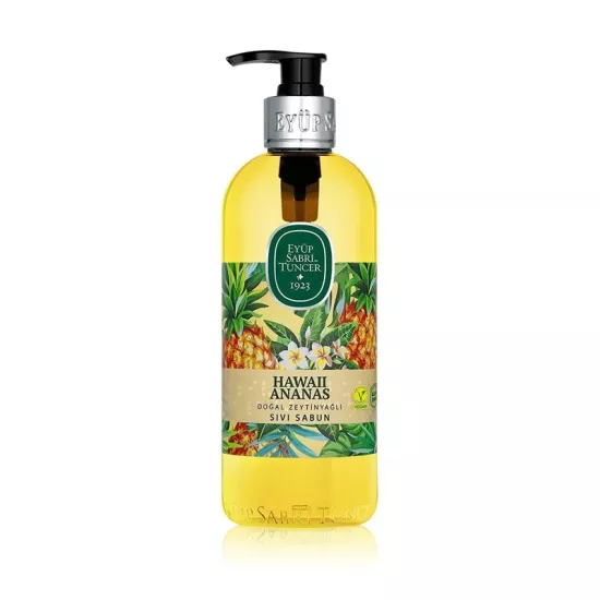 EST DOĞAL ZEYTİNYAĞLI SIVI SABUN HAWAI ANANAS 500 ML PET ŞİŞE
