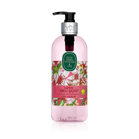 EST DOĞAL ZEYTİNYAĞLI SIVI SABUN JAPON KİRAZ ÇİÇEĞİ 500 ML PET ŞİŞE