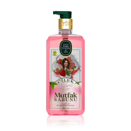 EST MUTFAK SABUNU ÇİLEK SIVI SABUN 750 ML PET ŞİŞE