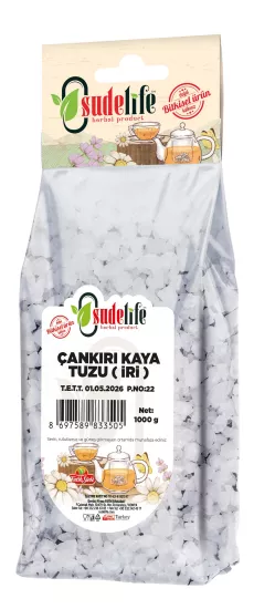 FATİH SUDE ÇANKIRI KAYA TUZU ( İRİ ) 1000 G