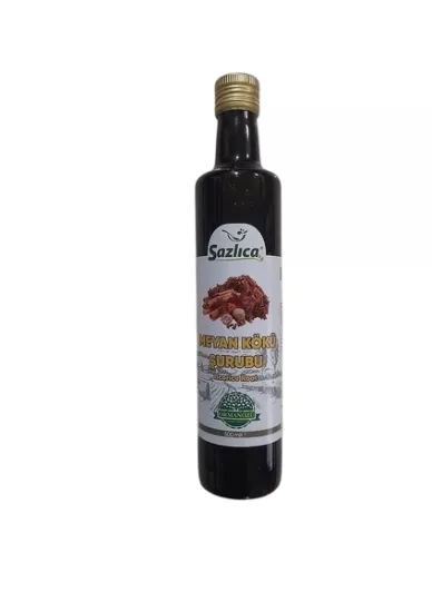 SAZLICA MEYAN KÖKÜ ŞURUBU 500 ML
