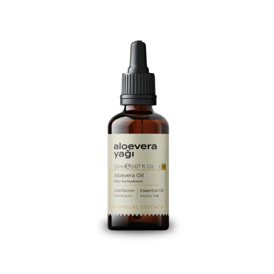 GREENLABEL ALOEVERA YAĞI - TIBBİ SARISABIR 20 ML. (SOĞUK SIKIM)