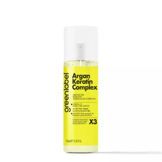 GREENLABEL ARGAN KERATİN SAÇ BAKIM KOMPLEX *(DURULAMASIZ)  100 ML