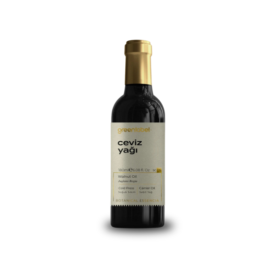 GREENLABEL CEVİZ YAĞI 180 ML. (SOĞUK SIKIM)