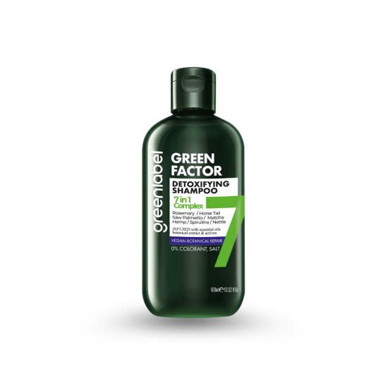 GREENLABEL GREEN FACTOR 7 BİTKİLİ ONARICI VE YOĞUN BAKIM ŞAMPUANI 400 ML.