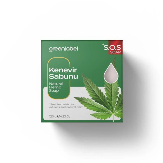 GREENLABEL KENEVİR SABUN 120 G.